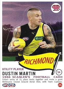 2024 AFL TeamCoach - Scanlens Die Cut #54 Dustin Martin Front